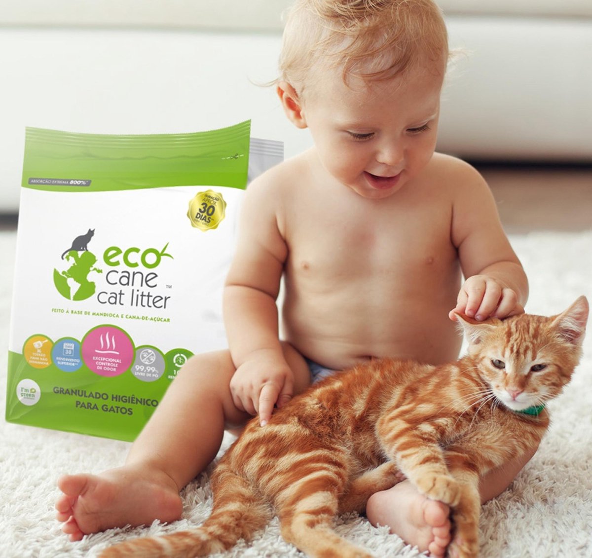 Eco Cane Kattenbakvulling 3,28kg