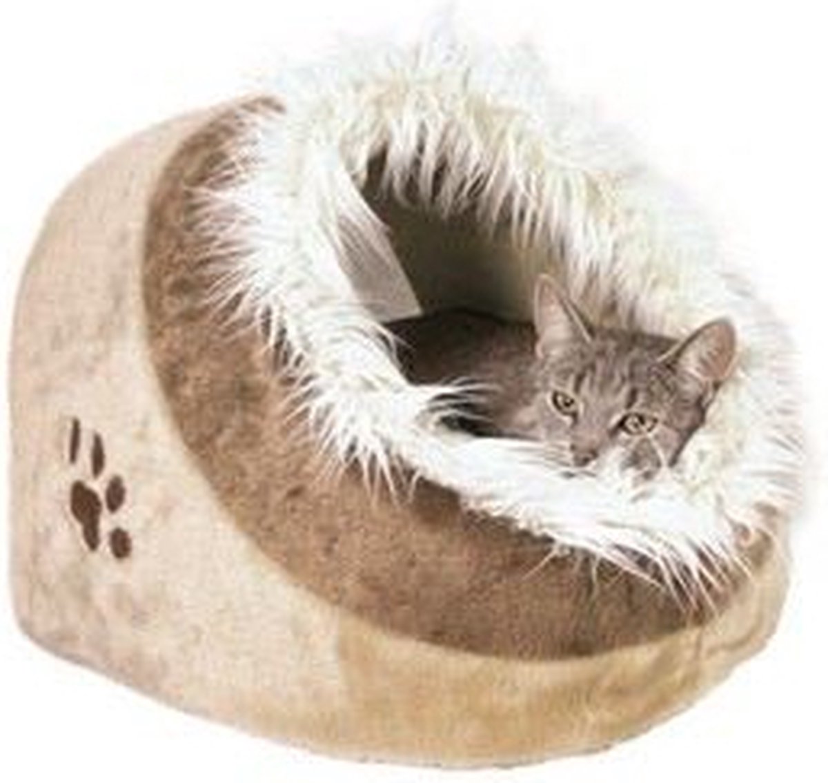  Trixie Kattenmand Iglo Minou Beige / Bruin - 41X35X26 CM
