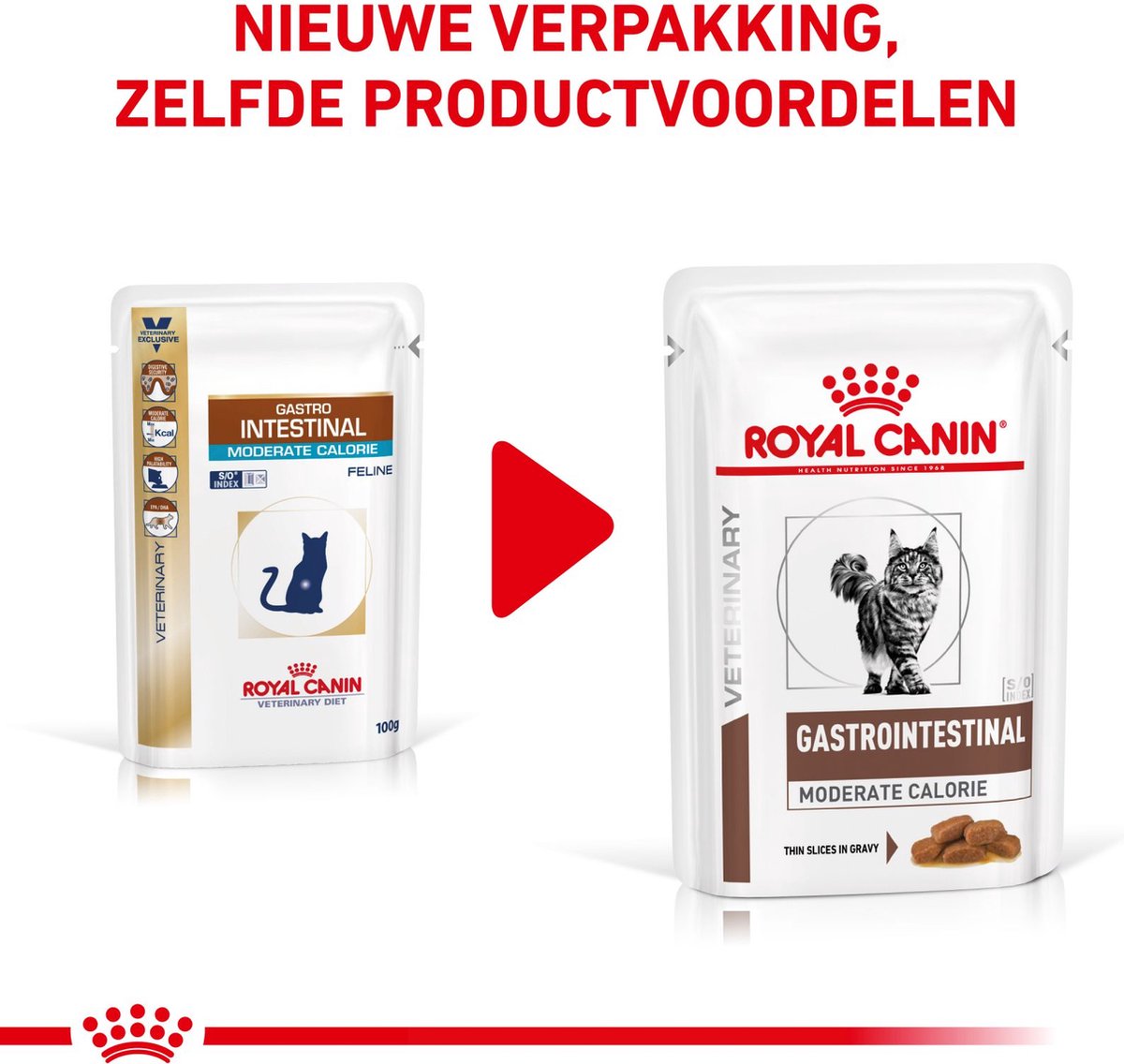  Royal Canin Gastro Intestinal Moderate Calorie Kat 12x85 Gr.