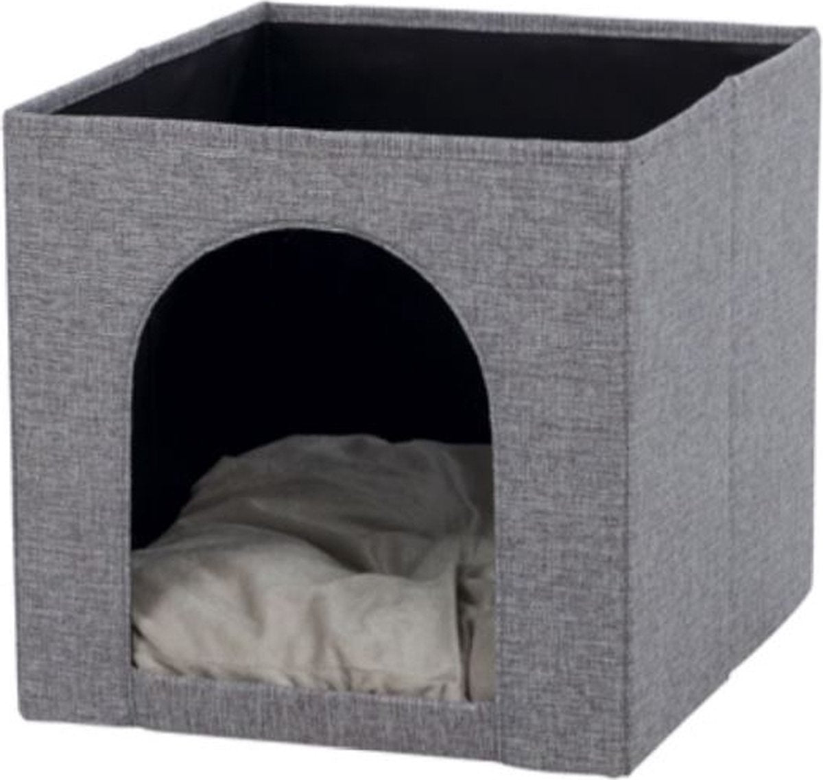  Trixie Kattenmand Iglo Ella Grijs - 33X33X37 CM