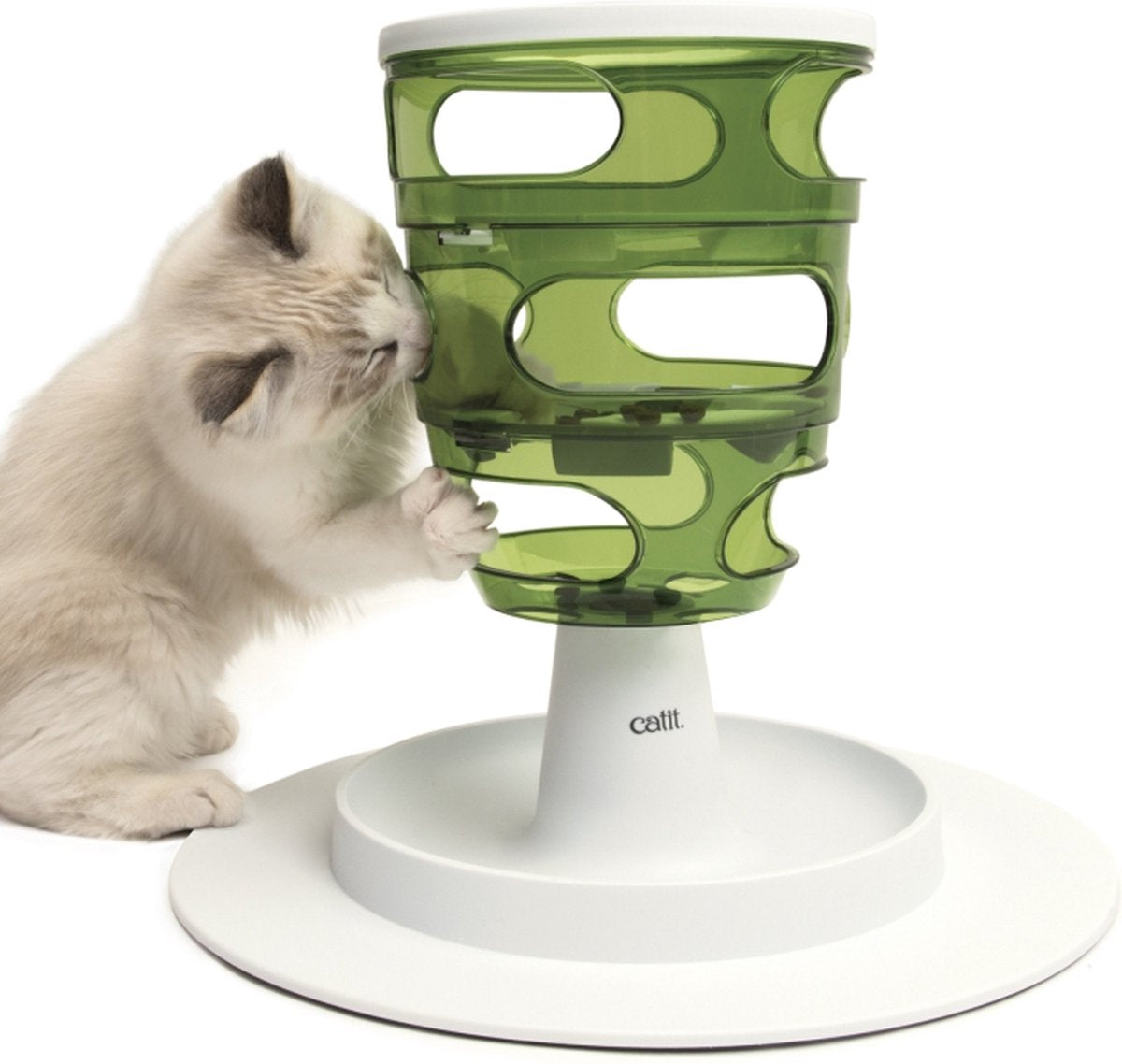  Cat-It Senses 2.0 Food Tree - Wit/Groen - Voerbak - Ø 35 Cm