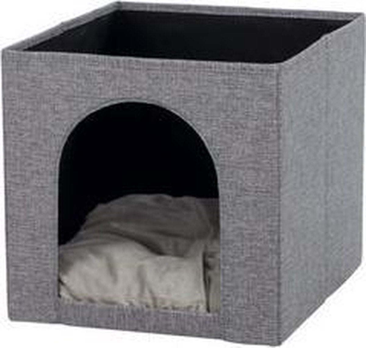  Trixie Kattenmand Iglo Ella Grijs - 33X33X37 CM