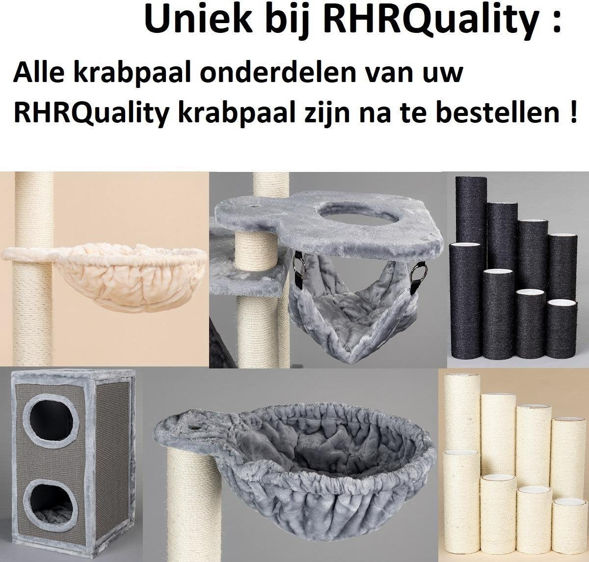  RHR Quality Royalty Krabpaal - Crème/wit - 60 X 60 X 155 Cm