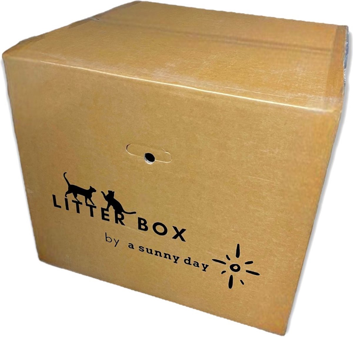  A Sunny Day Kattenbak Met Lade, Bedje En Krabplank - Inclusief Schepje - Design Kattenbak - Wit - Dichte Kattenbak - Kattenbak Gesloten