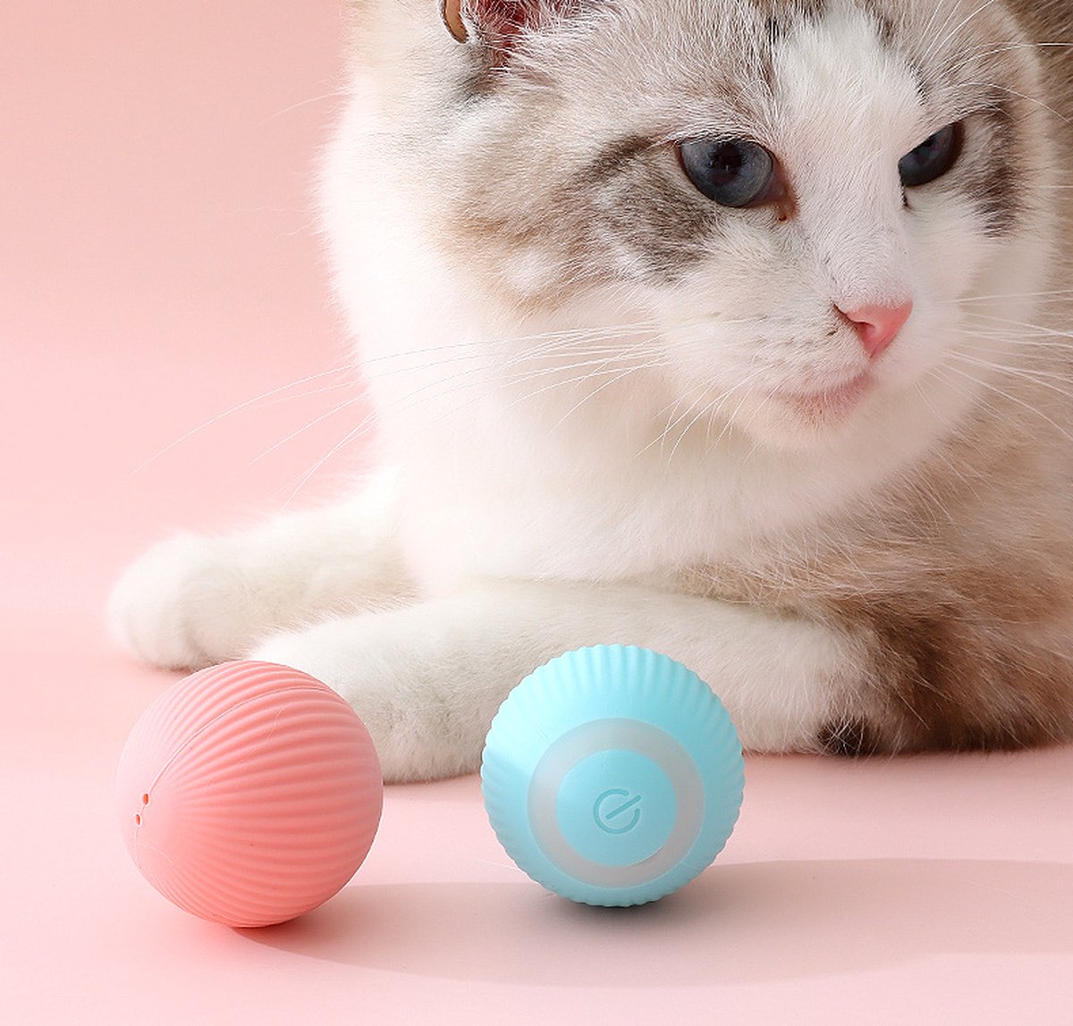 Merkloos EYSS Slimme Bal / Huisdier Speelgoedbal / Kattenspeeltje / Zelfrollende Kattenbal / Smart Rollende Bal / Oplaadbare Speeltje Voor Poesjes /Katten