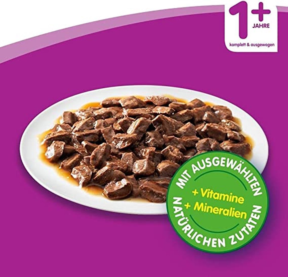  Whiskas Classic Selectie Kattenvoer, Hoogwaardig Nat Voer Voor Volwassen Katten 48 X 100g