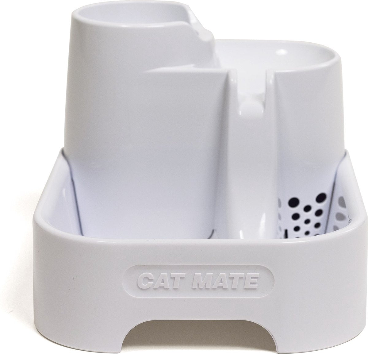  Cat Mate - Waterfontein Kat - Kattenfontein - Drinkfontein Kat - Fluisterstil - Poezen Fontein - Dieren Drinkbakken - Honden Fontein - 2 L
