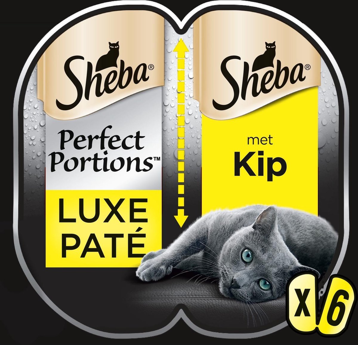  Sheba Perfect Portions Paté Katten Natvoer - Kip - 48 Stuks