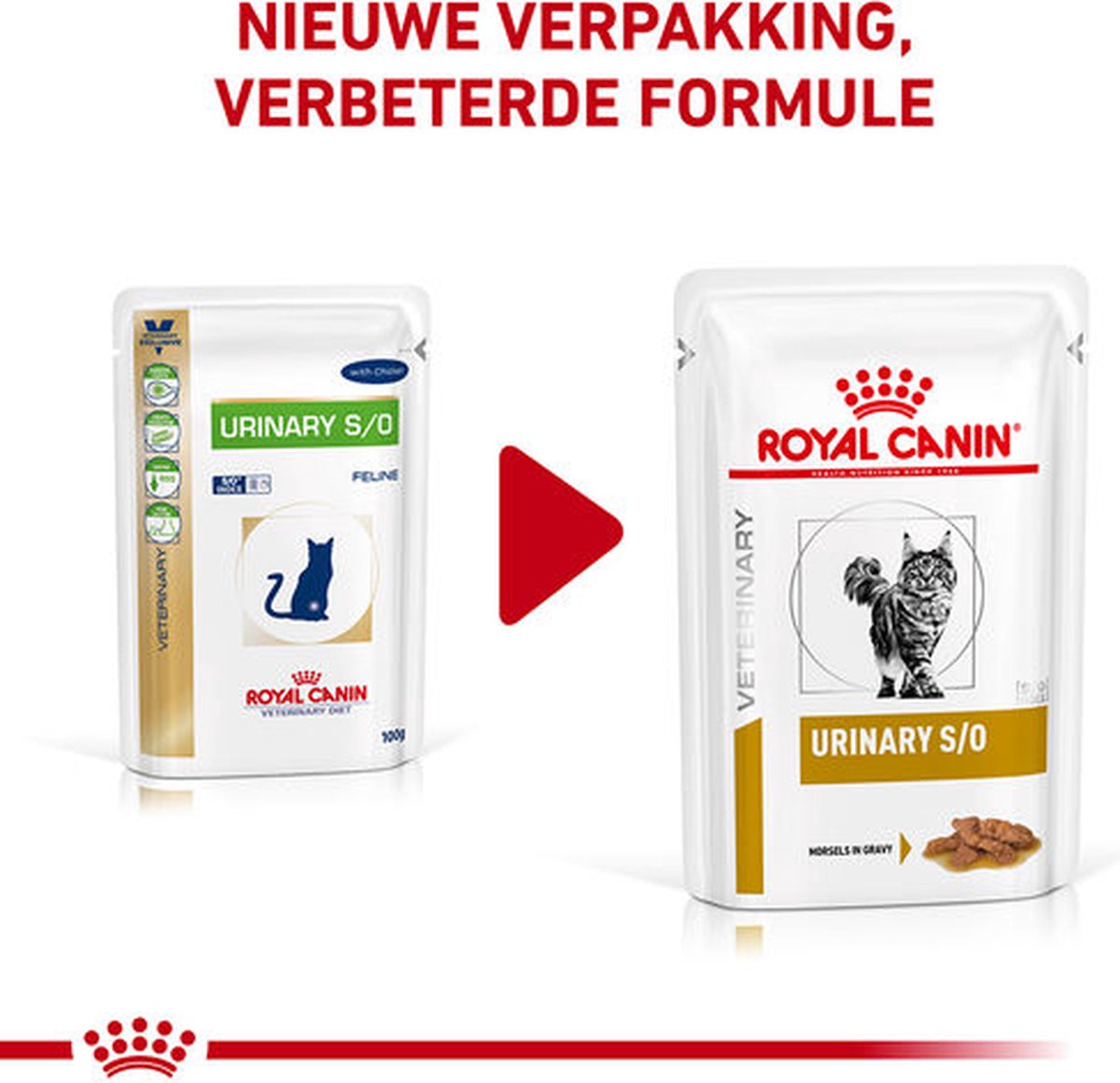  Royal Canin Urinary S/O Kat - Morsels In Gravy - 24 X 85 Gram