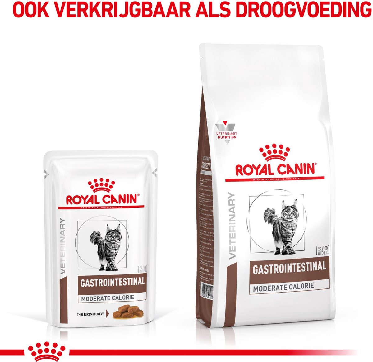  Royal Canin Gastro Intestinal Moderate Calorie Kat 12x85 Gr.