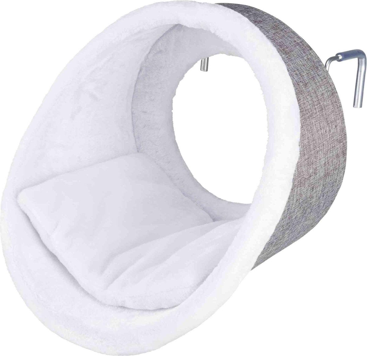  Trixie Radiator Hangmat Iglo - Wit/Grijs 34 X 38 X 38 Cm