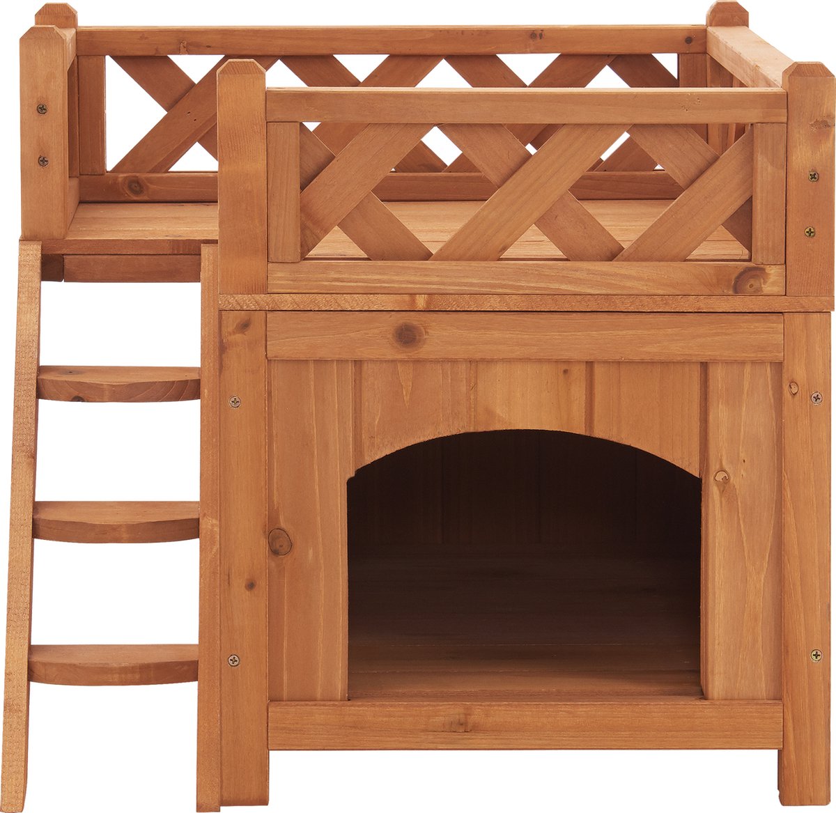  Kattenhuis Pürstein 45,7x50,8x50,3 Cm Houtkleurig