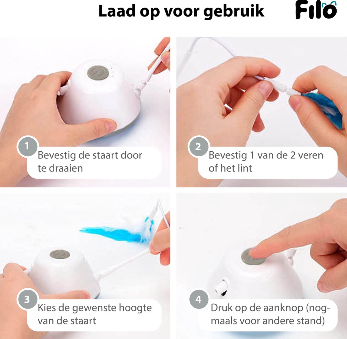  Filo Elektrisch Rijdend Kattenspeelgoed Met Laser - Rijdend Kattenspeeltje - Automatisch Interactief Speelgoed Katten - Kattencadeaus - Elektronisch Speelgoed Kittens - Kat - Kitten - Laserspeelgoed - Kado