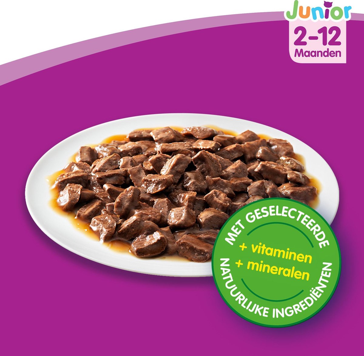  Whiskas Junior Katten Natvoer - Classic Selectie In Saus - 48 X 100g