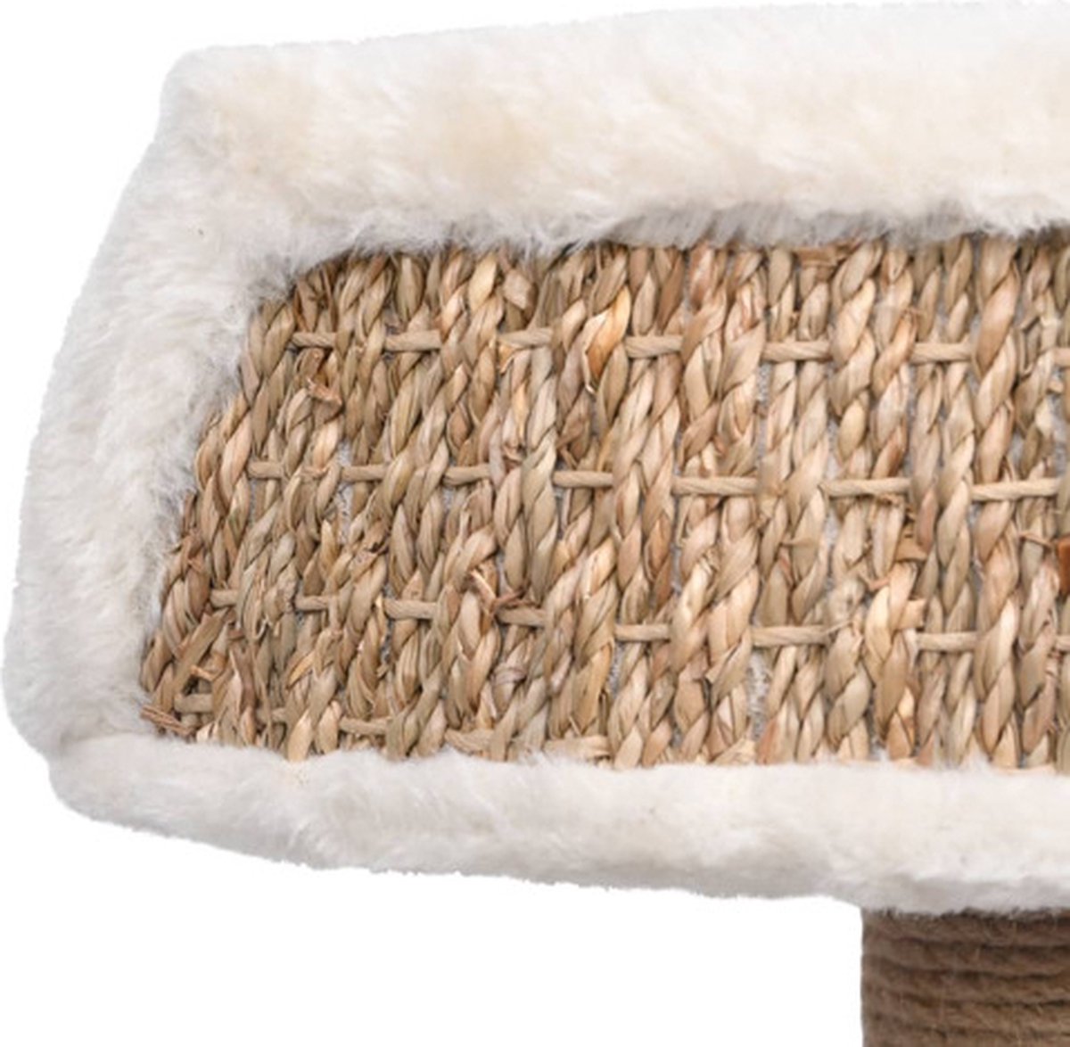  VidaXL Kattenboom Met Mandje 49 Cm Zeegras