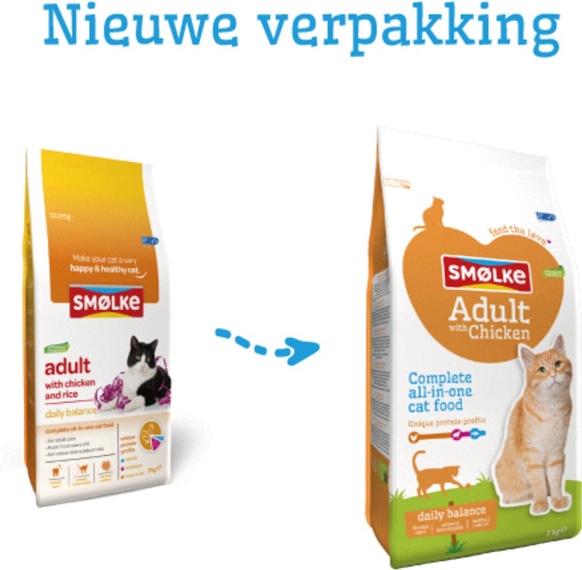  Smolke Kattenvoer Adult Kip 2 Kg