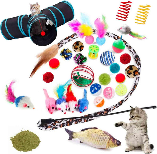  Allerion Kattenspeeltjes Set – 30-delig – Intelligentie