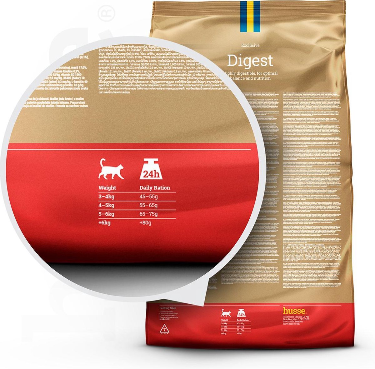  Husse Exclusive Lam &amp; Rijst - Kattenvoer - 7 Kg