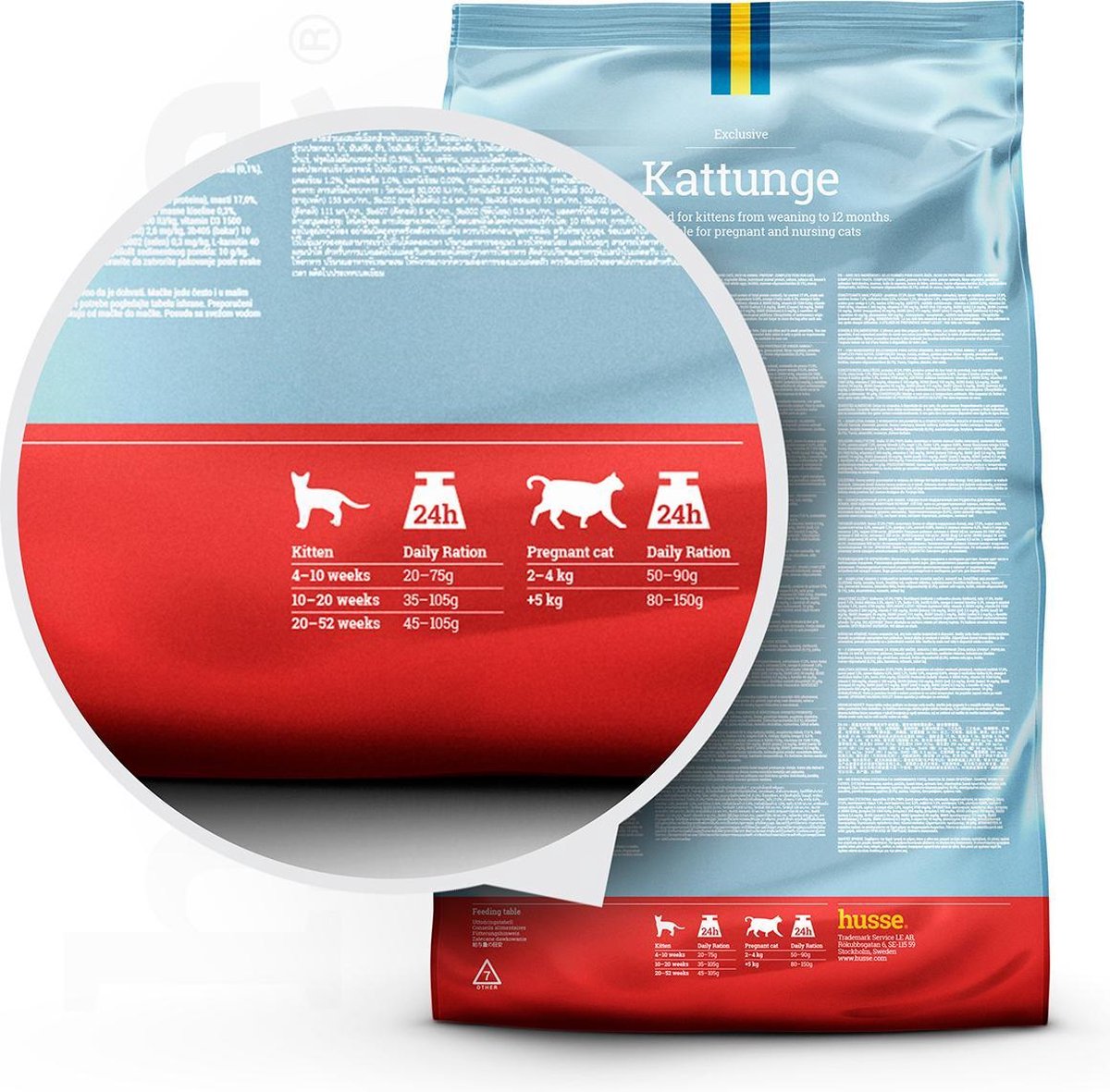  Husse Kattunge Kitten - 2 Kg - Kittenvoer - Kattenvoer - Kittenbrokjes