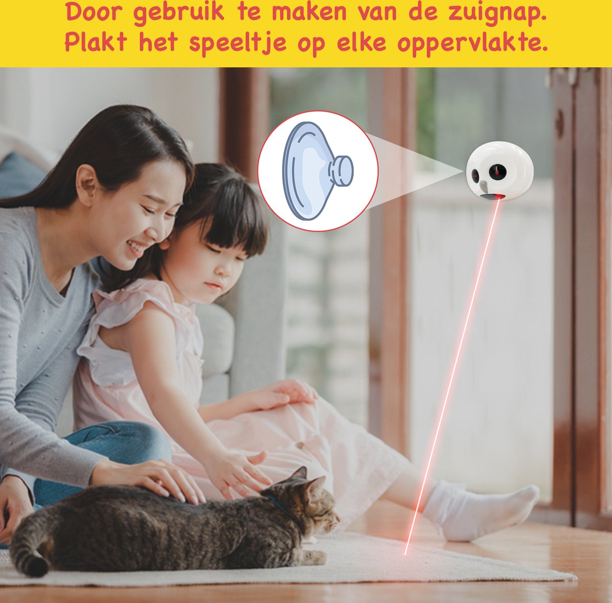  Kattenspeeltjes - Kattenspeelgoed Intelligentie - Laser - Kattenspeelgoed Elektrisch - Kattenspeelgoed Interactief