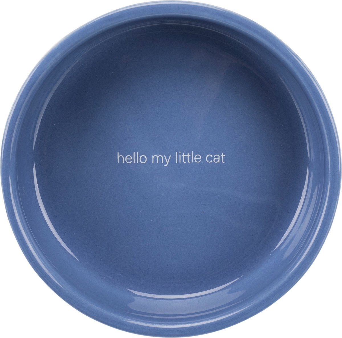  Trixie Voerbak / Drinkbak Kat Platte Neus Lichtblauw / Wit (300 ML 15 CM)