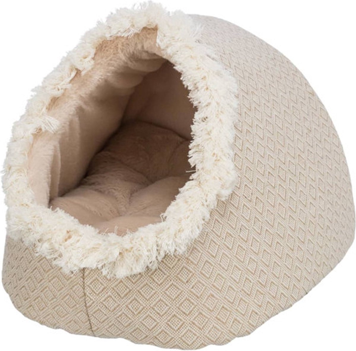  Trixie Kattenmand Iglo Boho Beige - 35X41X26 CM