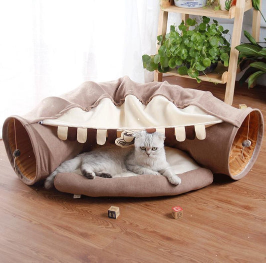 SODEAL Kattentunnel - Katten Huis - Tunnel Kat - Cat House - Kattenmand - Katten Tunnel