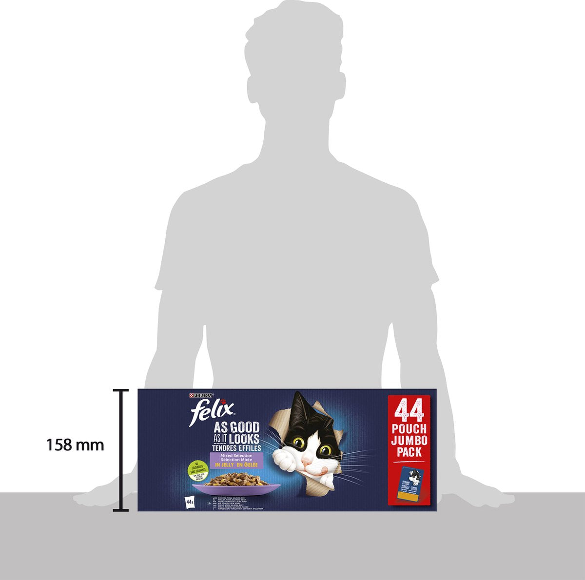  Felix Elke Dag Feest Mix Selectie In Gelei - Katten Natvoer - 44 X 85g