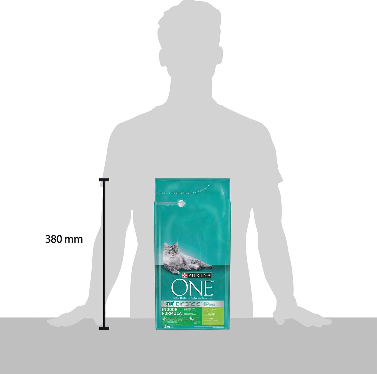 Purina One PURINA® ONE Indoor Rijk Aan Kalkoen &amp; Volkoren Granen Brokjes 1,5 Kg