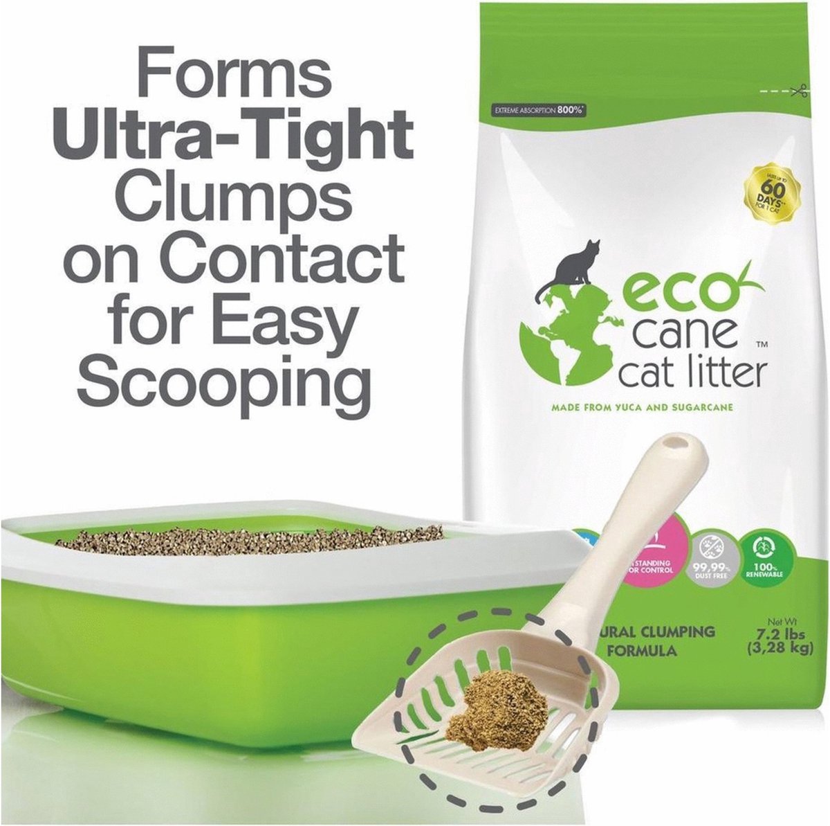 Eco Cane Kattenbakvulling 3,28kg