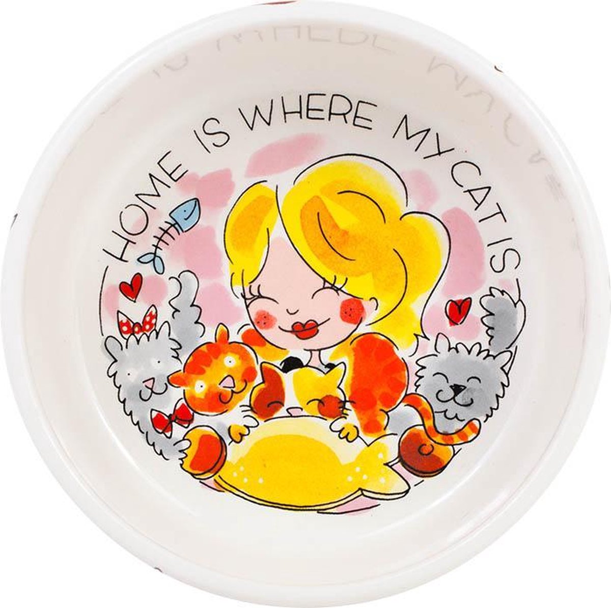  Blond Amsterdam - Kattenvoerbak - Wit - Ø 15,5 Cm