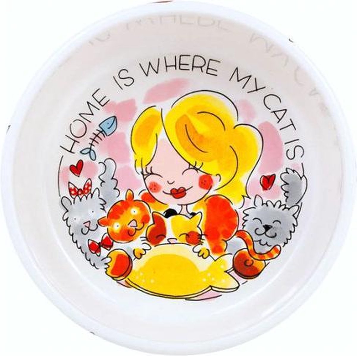  Blond Amsterdam - Kattenvoerbak - Wit - Ø 15,5 Cm