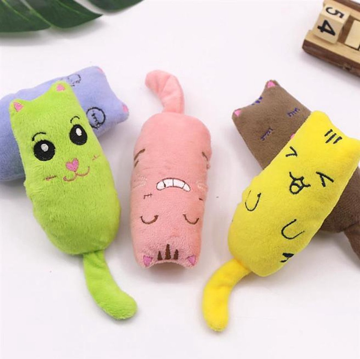  Cabantis Funny Catnip Knuffeldier|Katten-speelgoed|Kattenkruid|Knuffeldier|Cabantis|Groen