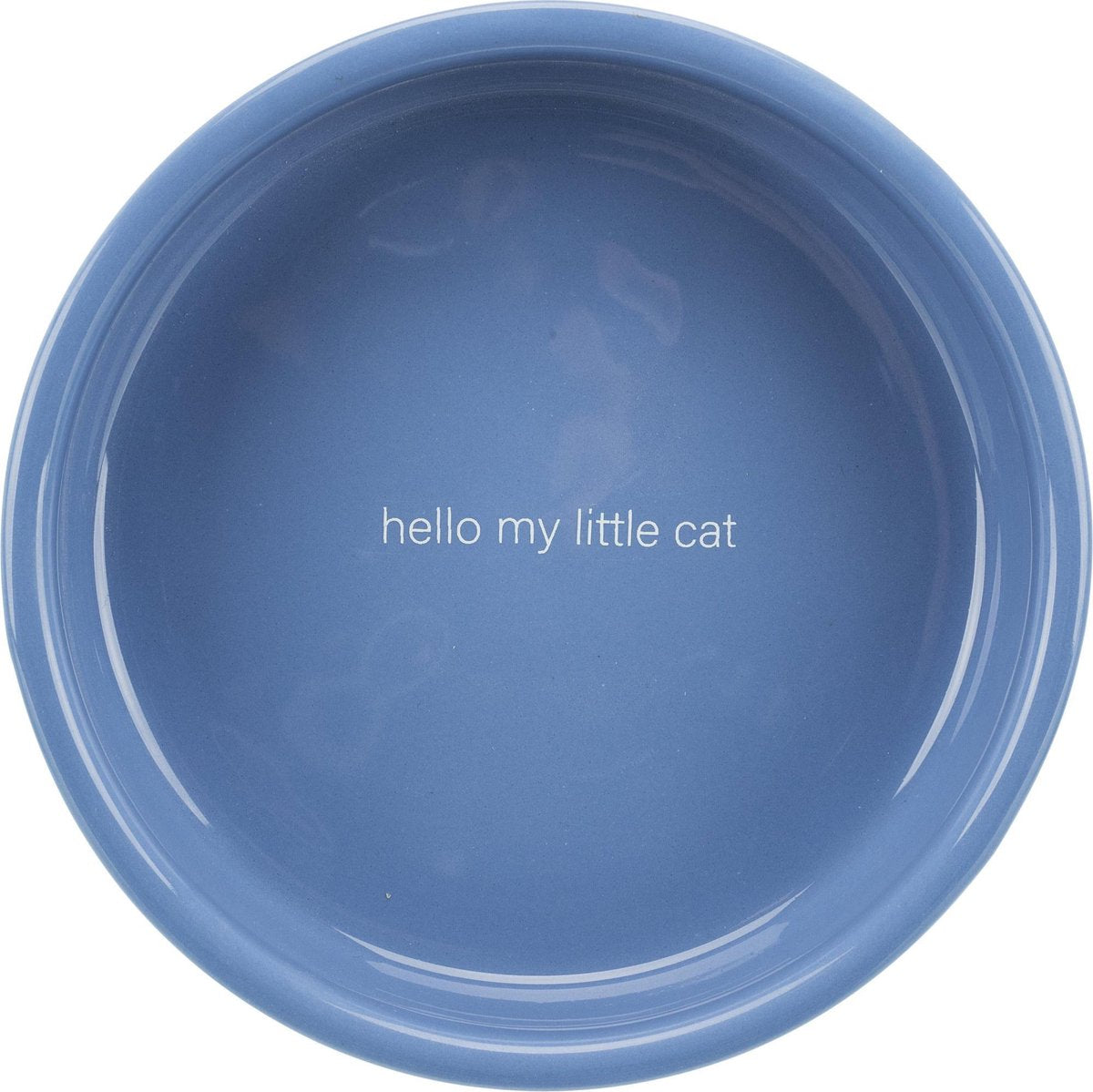  Trixie Voerbak / Drinkbak Kat Platte Neus Lichtblauw / Wit (300 ML 15 CM)