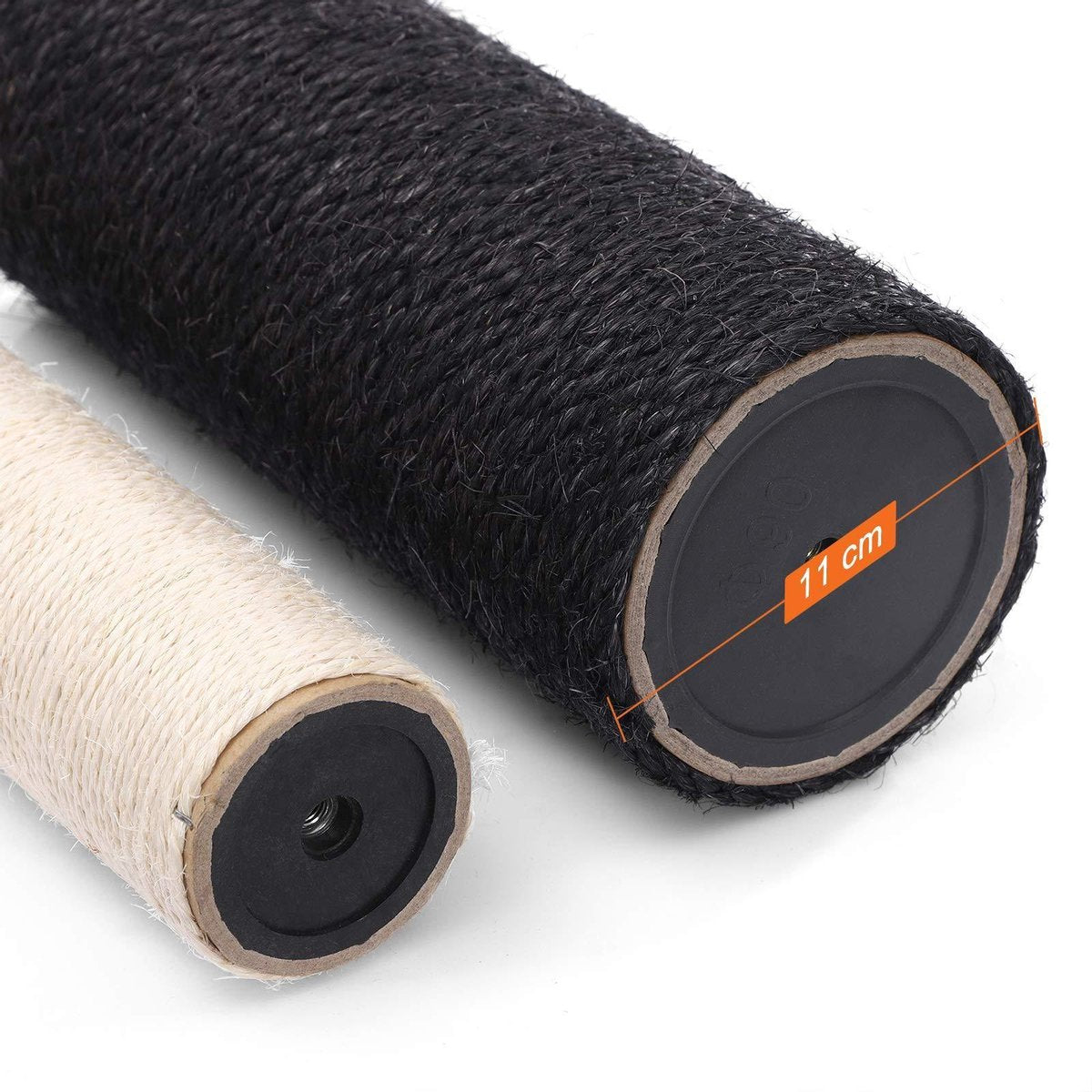  Giving® XXL Luxe Stevige Katten Krabpaal Voor Katten - Stevig Krabmeubel Met Hangmat Mand Katten Huis Tunnel &amp; Speel Touw - Grote Krab Paal Klimpaal - 92 CM Hoog - Grijs/Zwart