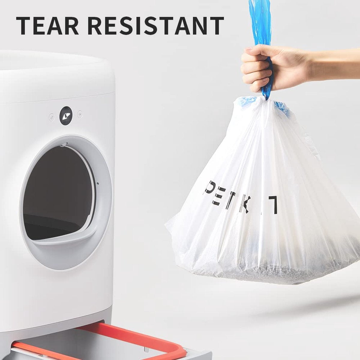  PETKIT Pura X Pura Max Vervangen Afvalzakken|5 Rollen(100 ST)|draagbare Kattenbakafvalbakken|Zakken Voor Zelfreinigende Kattenbak