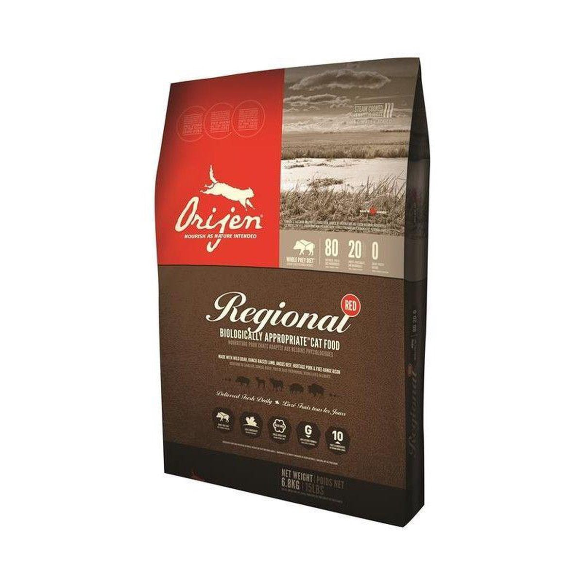  Orijen Regional Red Cat - Kattenvoer - 5.4 Kg