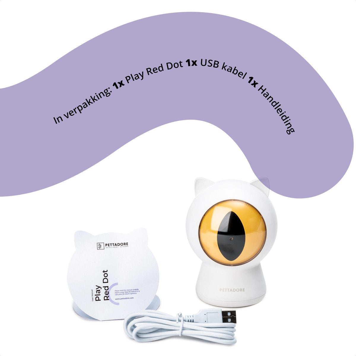  Pettadore - Laser Kattenspeeltjes - Smart Met Autoplay En Handmatig Via App