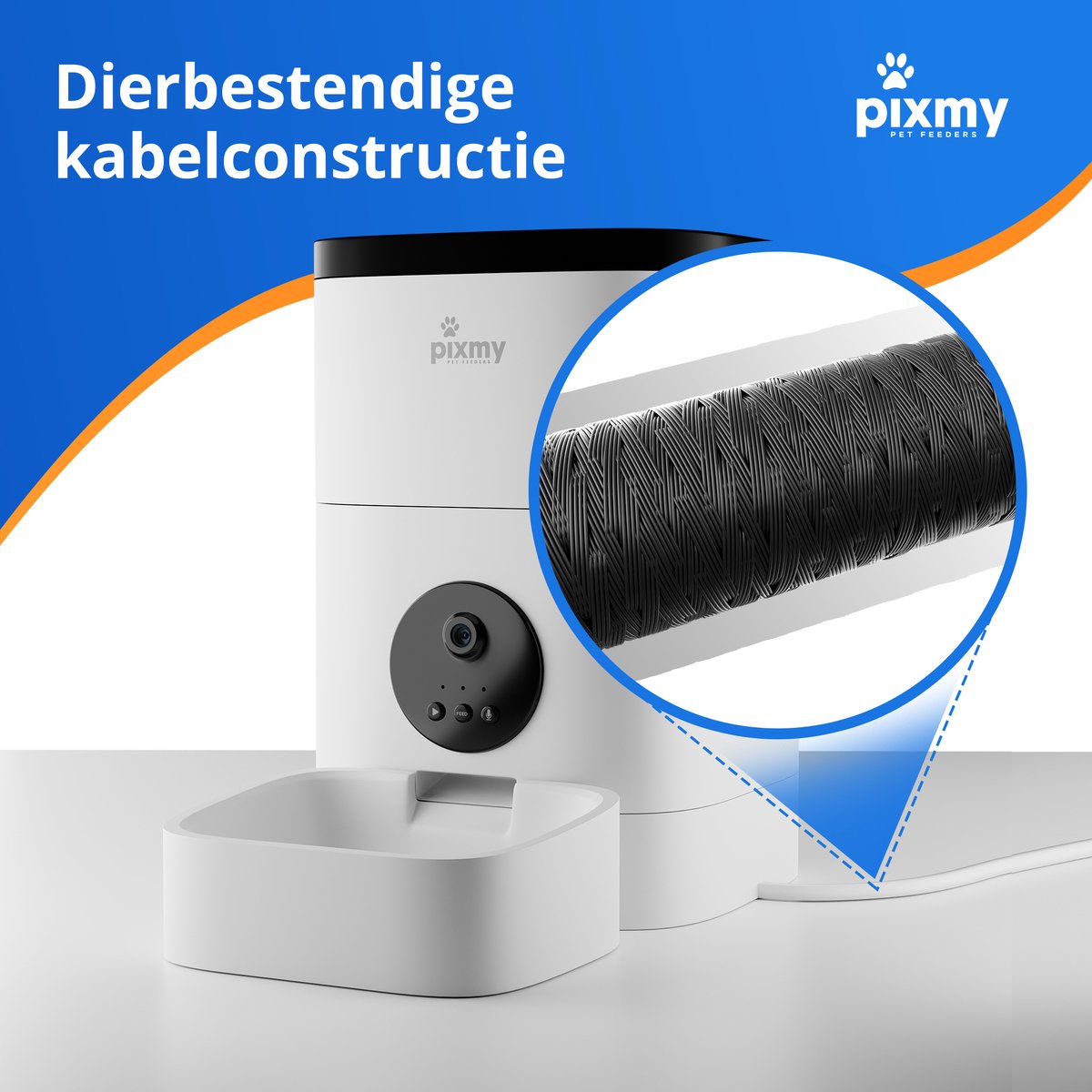  PIXMY - Automatische Voerbak Kat - 4L - Wi-Fi - Met App En Full HD Camera - Voerbak Kat