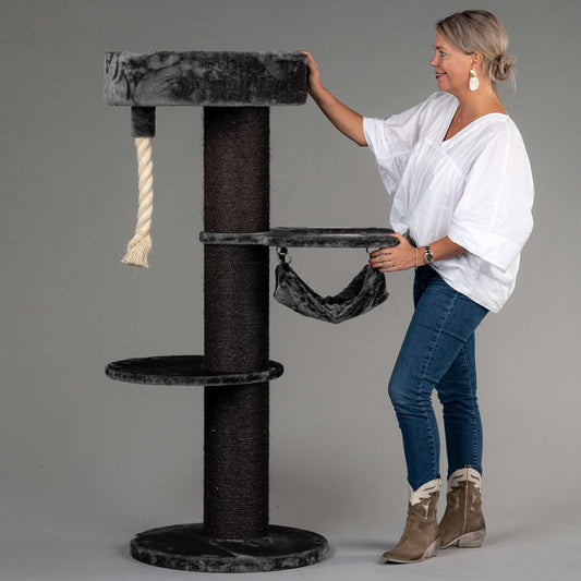  Krabpaal Voor Grote Katten Maine Coon Sleeper Crown Blackline Donkergrijs Antraciet Van RHRQuality
