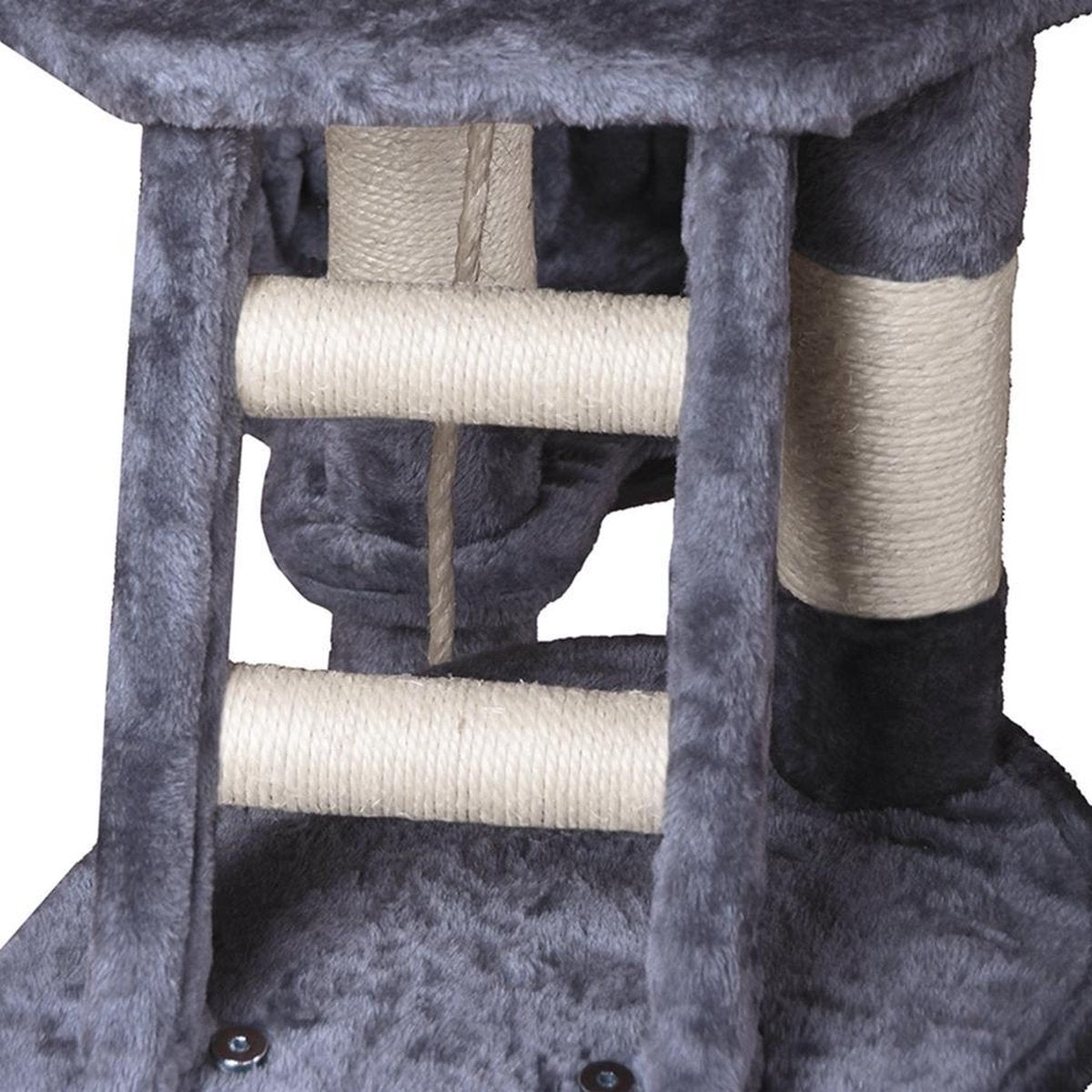 Merkloos MC Star Krabpaal Voor Grote Katten Cat Tree - 55 X 40 X 120 Cm - Grijs