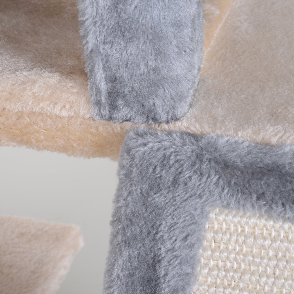  PawHut Kattenboom Klimboom Met Kattengrot Krabboom Kattenhuis Krabpaal D30-220