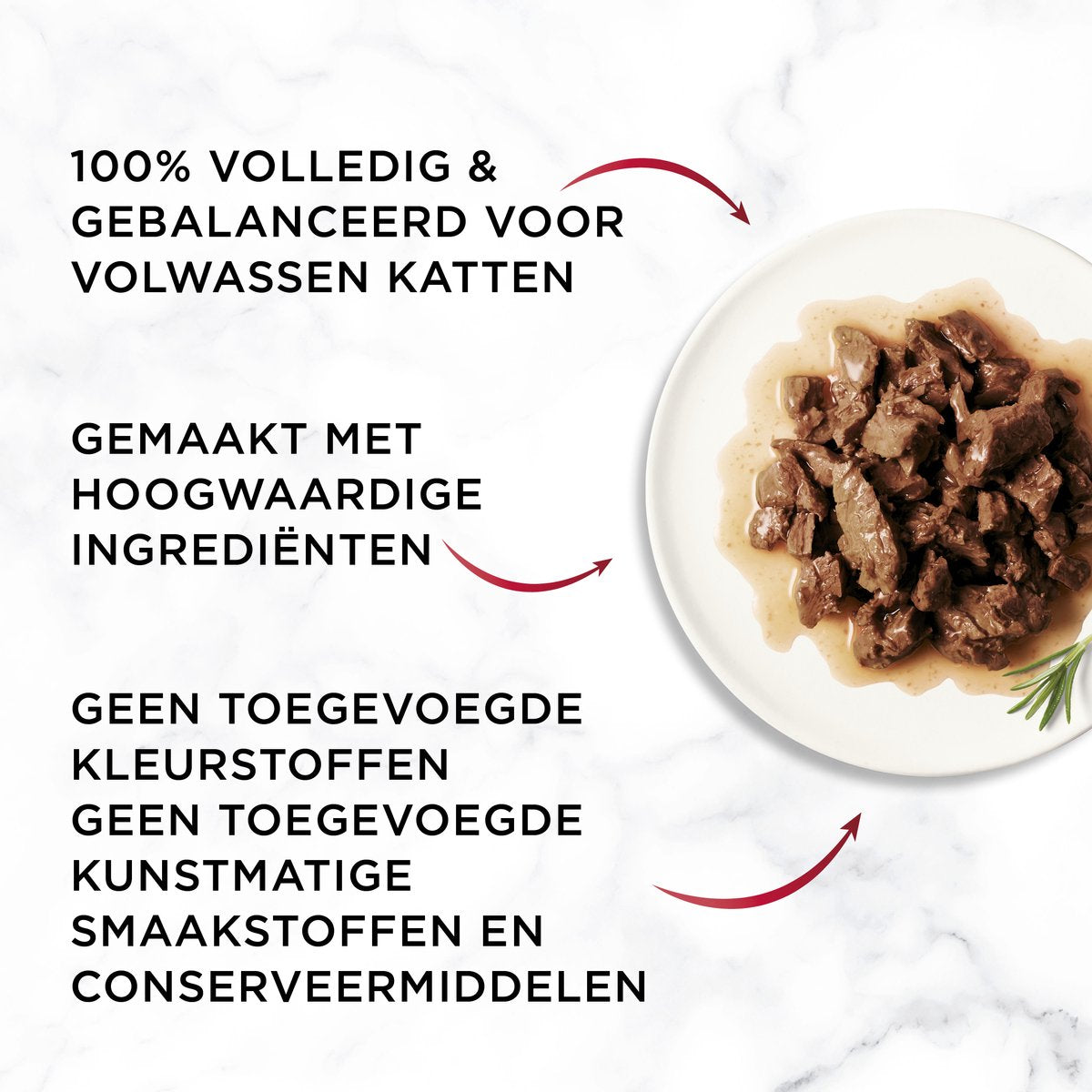  Gourmet Mon Petit Intense - Kattenvoer Natvoer - Vlees - 24 X 50 Gr