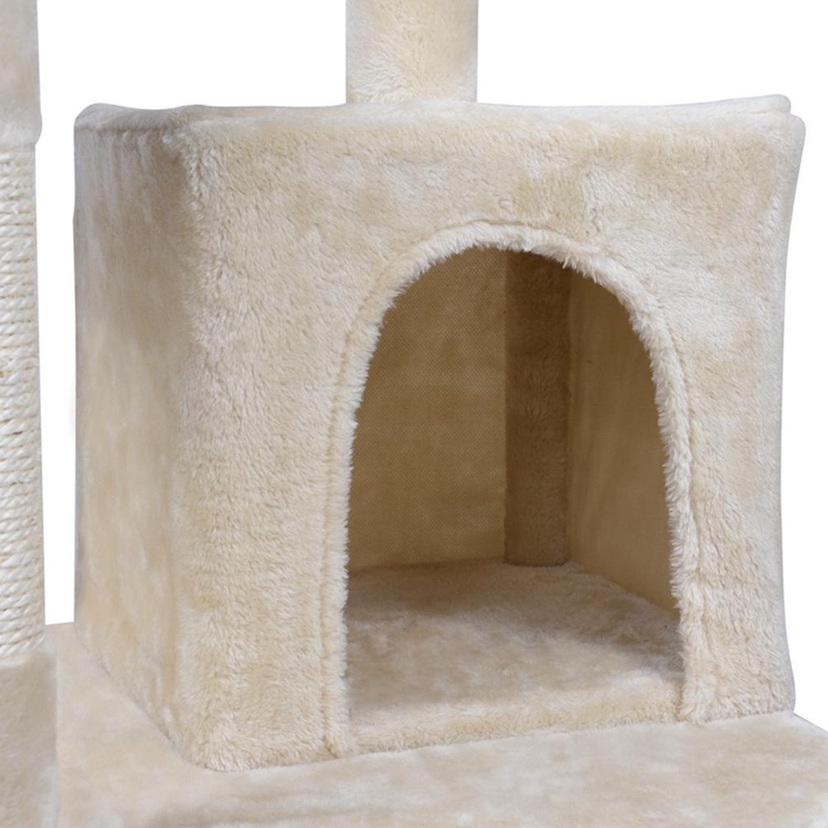 Merkloos MC Star Krabpaal Voor Grote Katten Cat Tree - 55 X 50 X 121 Cm - Beige