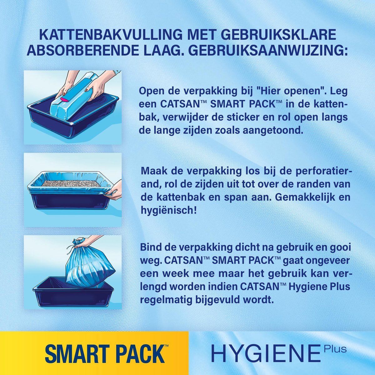  Catsan Smart Pack Kattenbakvulling - 2 X 4 L
