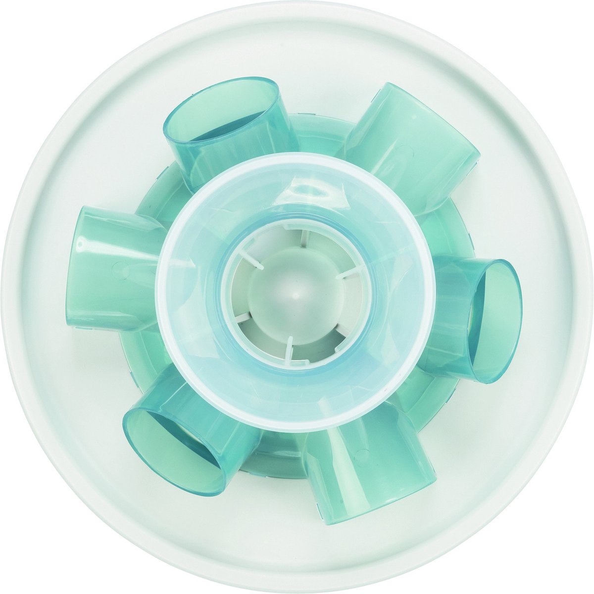  TRIXIE Kattenspeelgoed Tunnel Feeder Strategiespel - Blauw