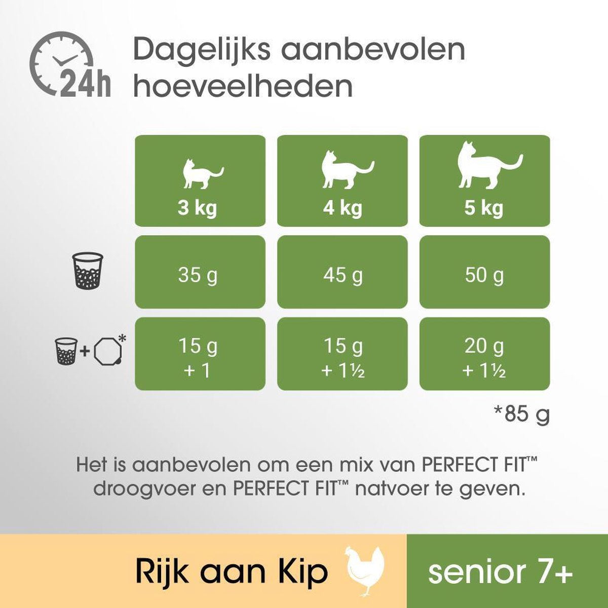  Perfect Fit Senior 7+ Katten Droogvoer - Kip - 4 X 750 Gr