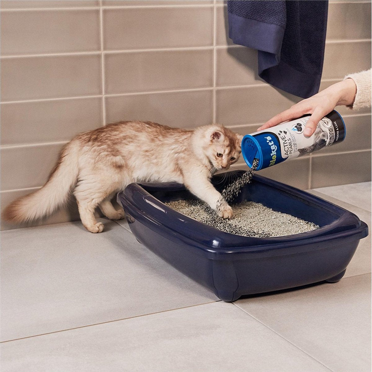  Biokat's Active Pearls - 700 Ml - Toevoeging Voor Kattenbakvulling Met Actieve Kool