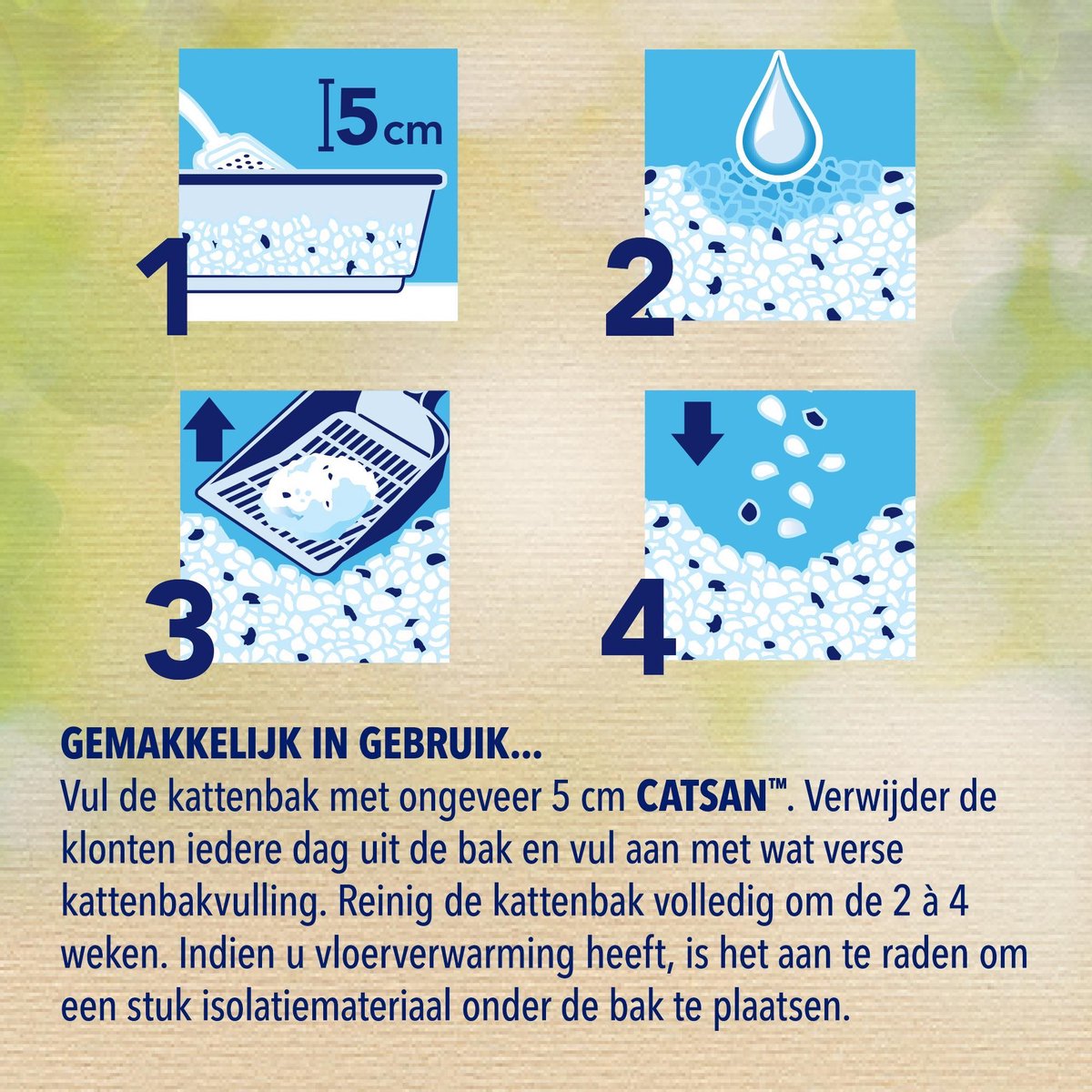  Catsan Natural Kattenbakvulling - 8 L
