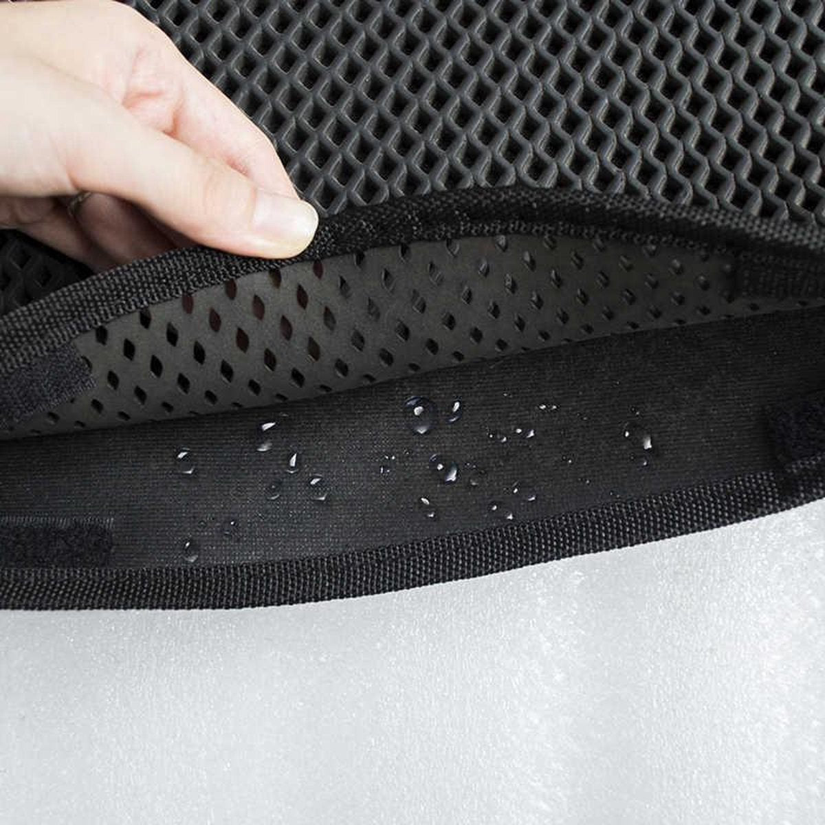 Merkloos Kattenbakmat - Grit Opvanger - 45 X 60 - Waterdicht - Kattenmat Met Filter - Kattenbak Accessoires - Kat Benodigheden - Cat Litter Mat - Dubbele Laag